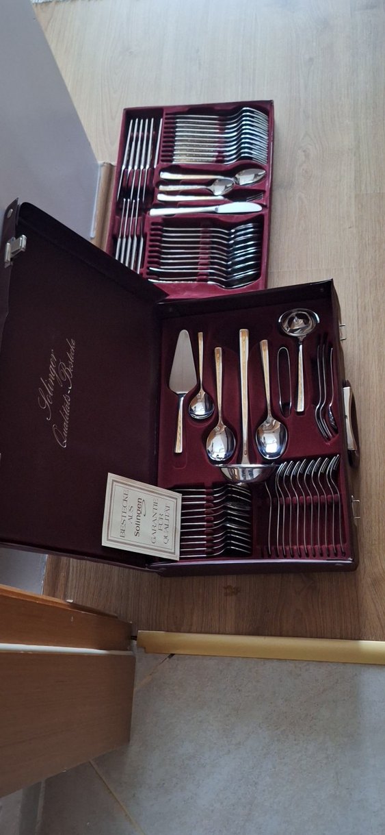 GOLD 
 VE PLATİN KAPLAMA!!!!ALMAN MALI SOLİNGEN TAM TAKIM ... - Görsel 2