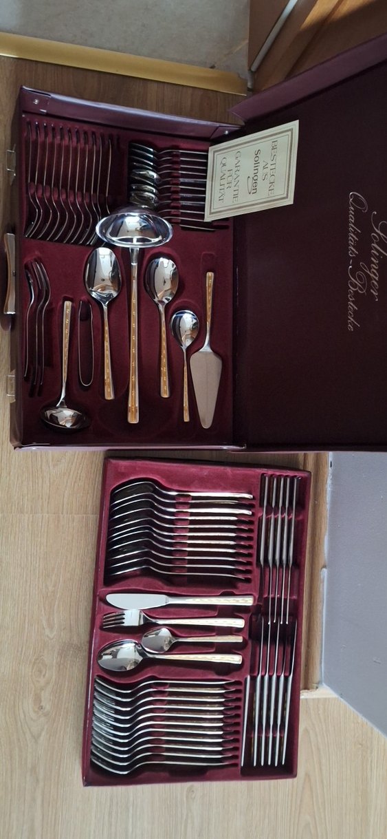 GOLD 
 VE PLATİN KAPLAMA!!!!ALMAN MALI SOLİNGEN TAM TAKIM ... - Görsel 4