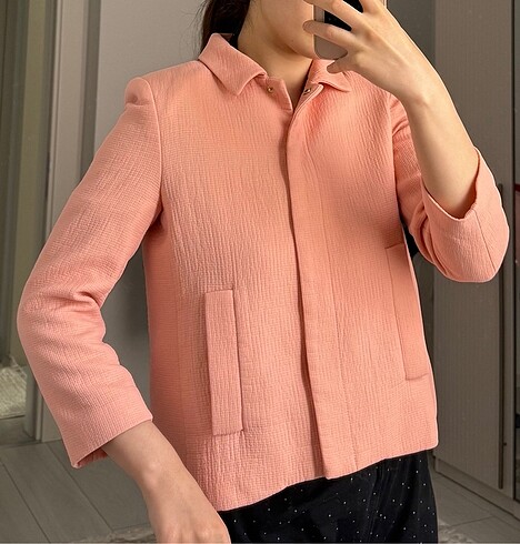 m Beden pembe Renk Zara ceket