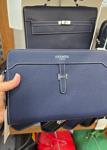 Hermes Lacivert Togo Deri Uzun Cuzdan