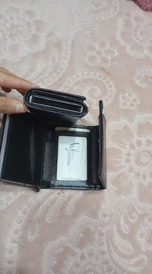 Siyah Minimalist Erkek Cüzdanı - Görsel 2