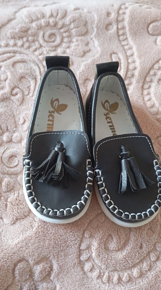 Kahverengi Püsküllü Erkek Çocuk Loafer - Görsel 3