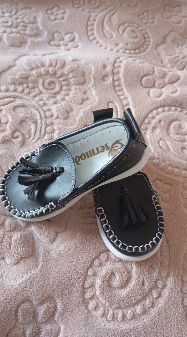 Kahverengi Püsküllü Erkek Çocuk Loafer - Görsel 4