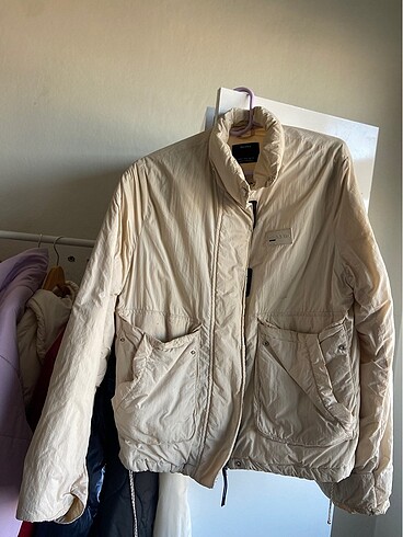 m Beden camel Renk Bershka mont