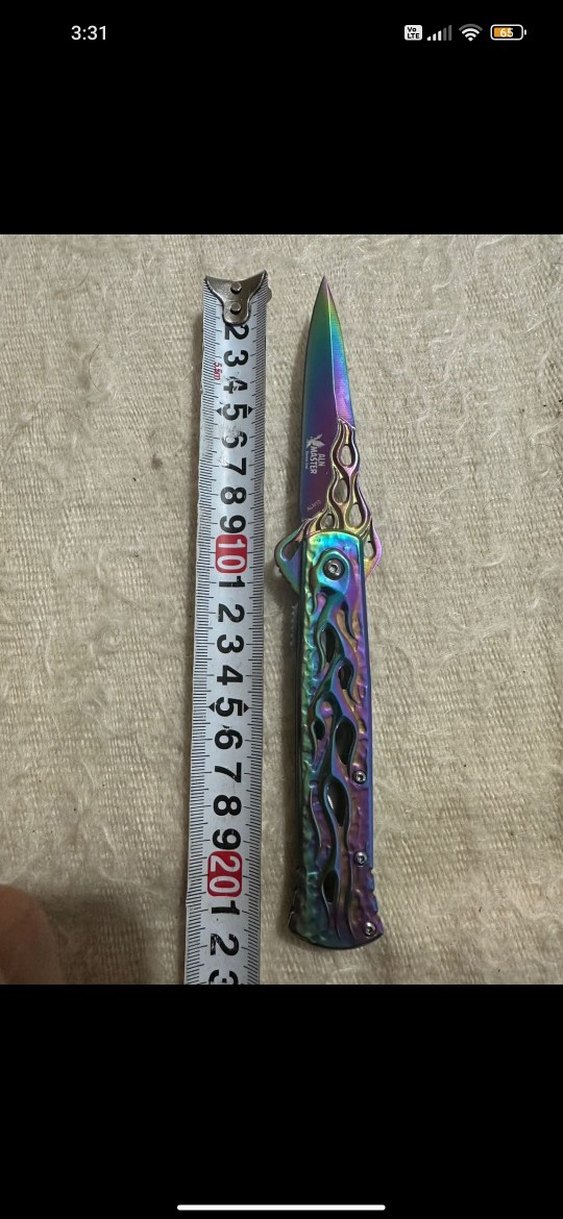 Çok Renkli Katlanabilir Çakı Seti - Görsel 5