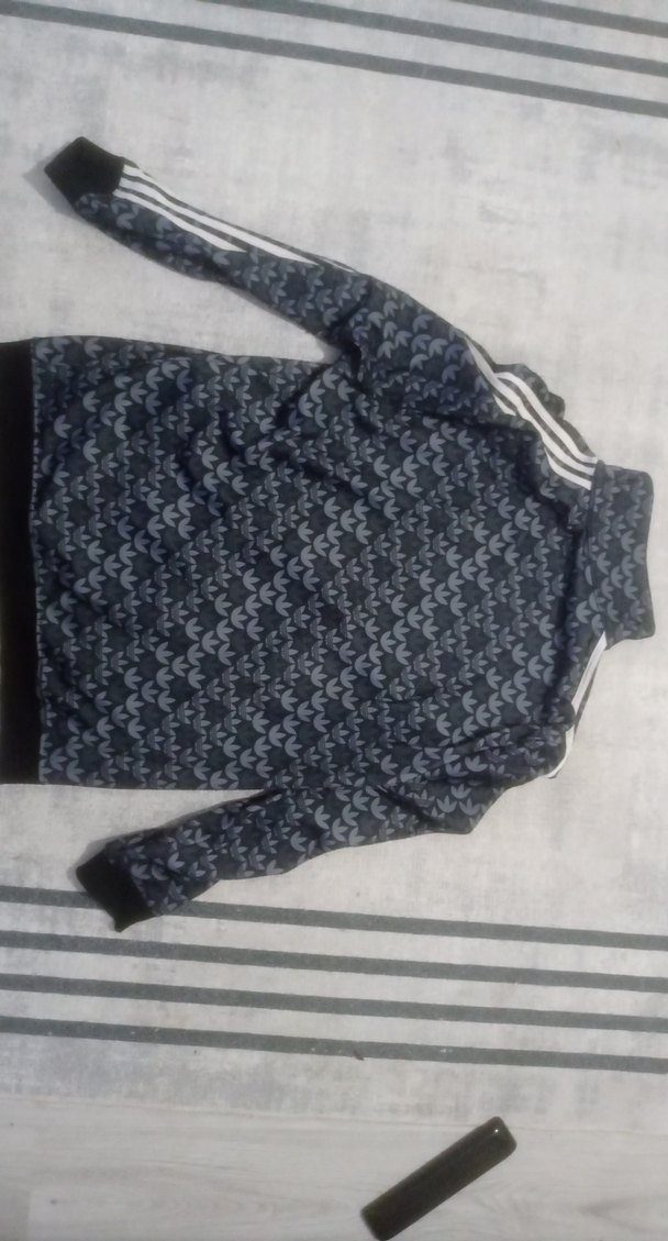 Erkek Gri Yüksek Yakalı Örgü Ceket - Görsel 2