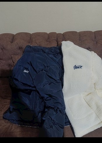 Erkek Siyah Şişme Yaka Mont - Görsel 6