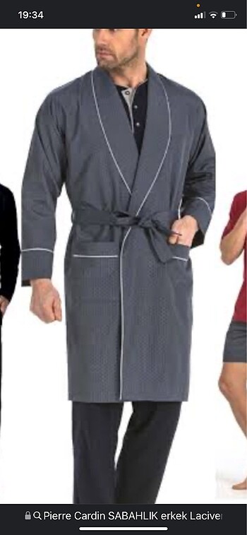 Pierre Cardin erkek sabahlık?