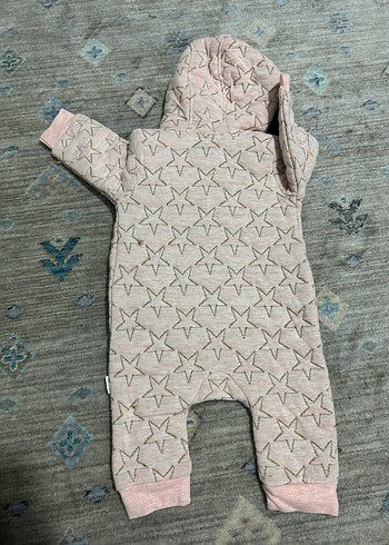 Kapüşonlu kapitone Bebek Tulumu - Görsel 3