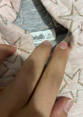 Kapüşonlu kapitone Bebek Tulumu - Görsel 2