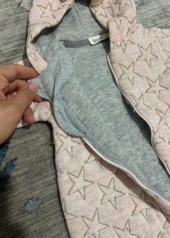 Kapüşonlu kapitone Bebek Tulumu - Görsel 4