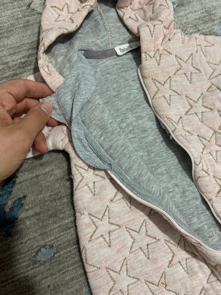 Kapüşonlu kapitone Bebek Tulumu - Görsel 4