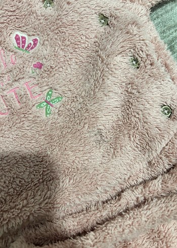 Pembe Nakışlı pelüş Bebek Takımı - Görsel 4