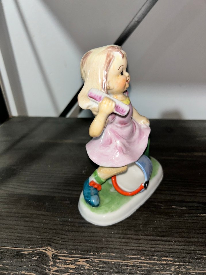 Pembe Pastel Kız Figürin biblo - Görsel 2