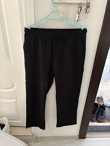 Siyah elastan pantolon