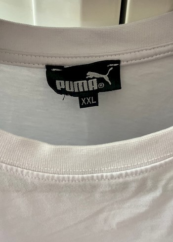 Beyaz Puma Erkek Tişört - Görsel 2