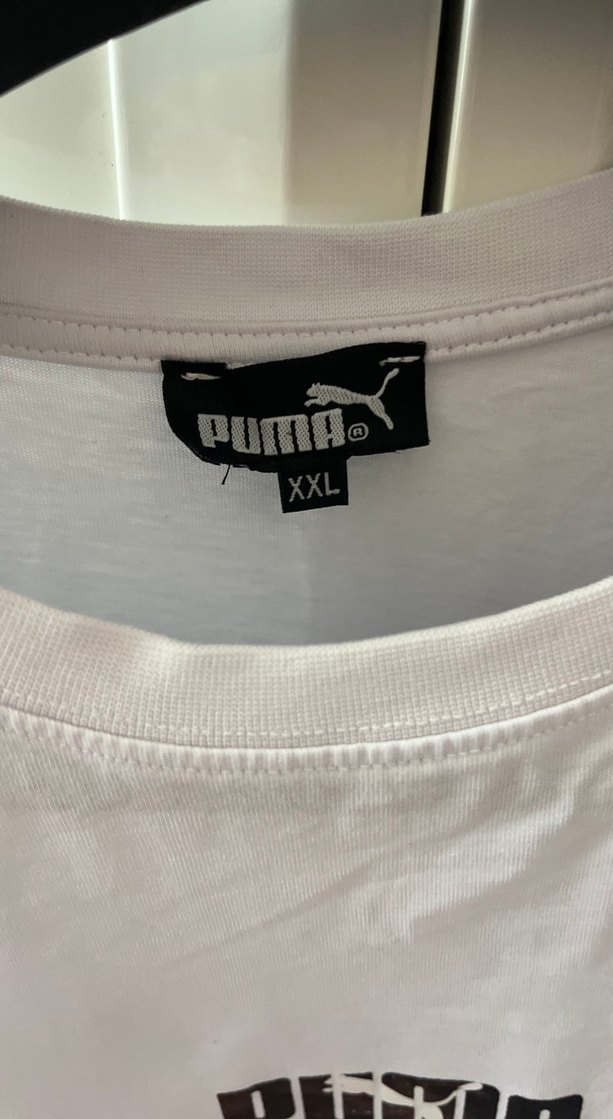 Beyaz Puma Erkek Tişört - Görsel 2