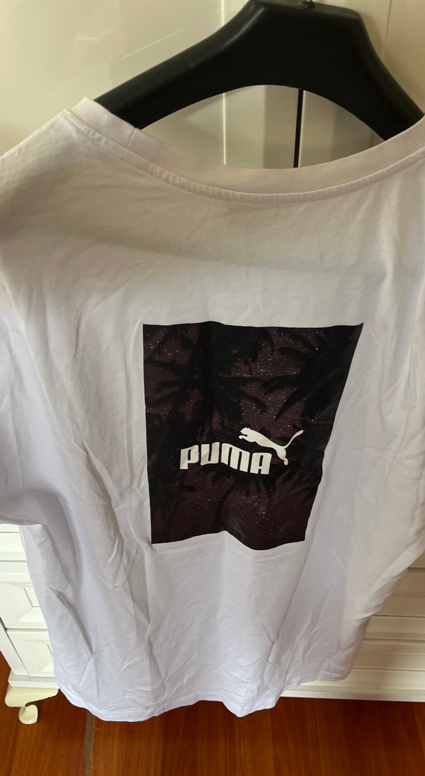 Beyaz Puma Erkek Tişört - Görsel 3
