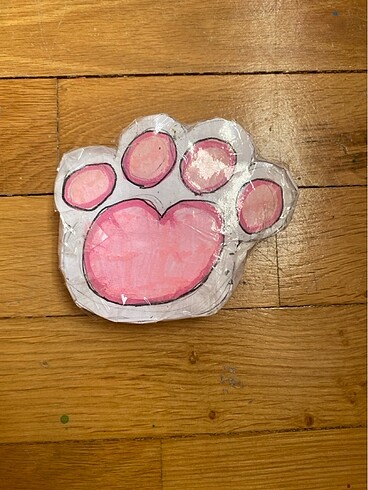 Handmade paper cat paw squisy????