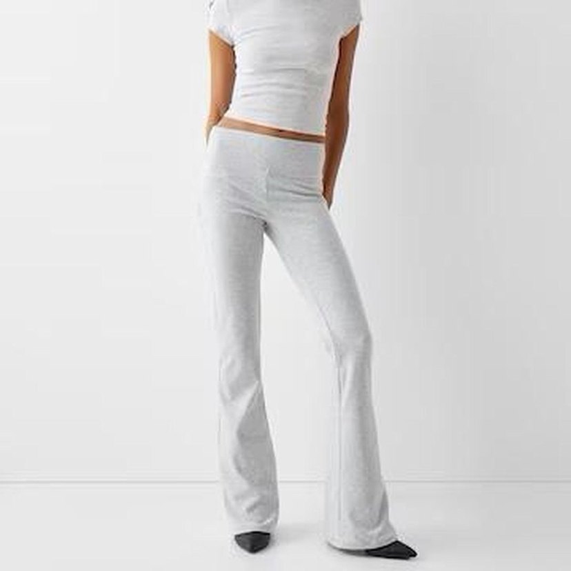 Bershka Ispanyol Paça Tayt - Görsel 5