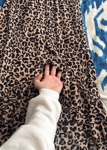 Leopar Desenli Kadın Etek - Görsel 3