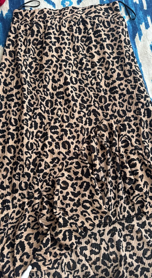 Leopar Desenli Kadın Etek - Görsel 2