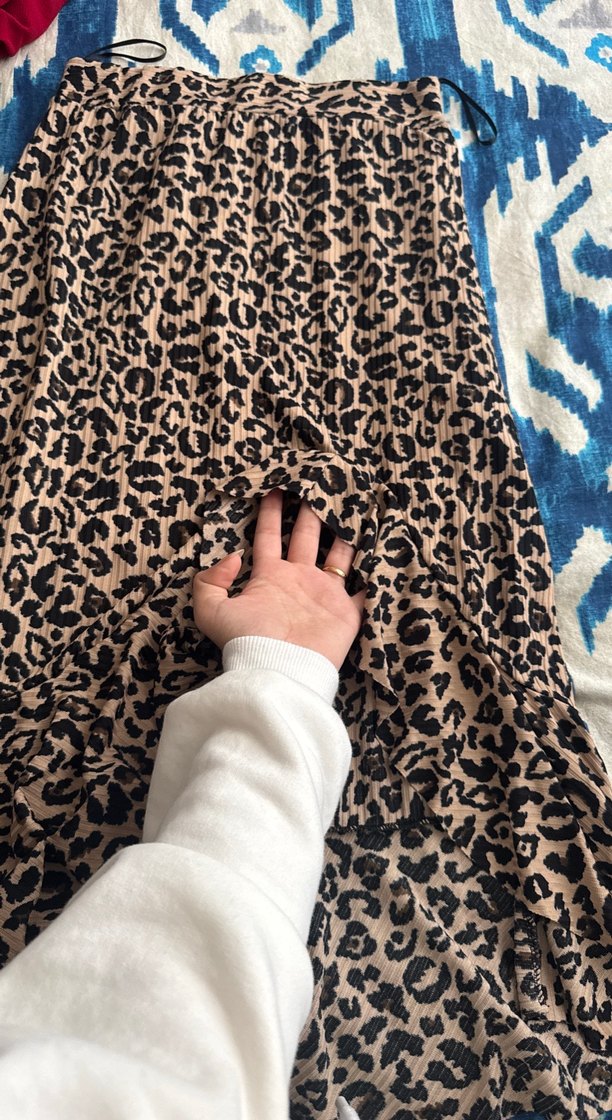 Leopar Desenli Kadın Etek - Görsel 3