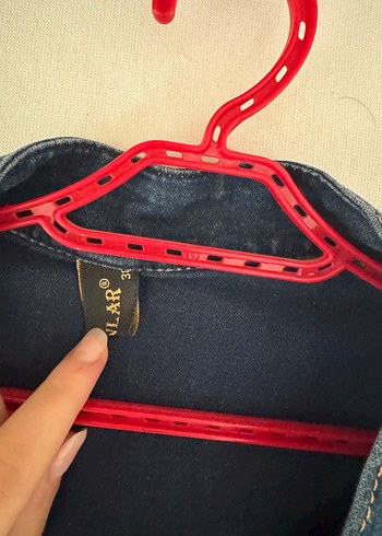 Diğer Düğmeli Kadın Mavi Denim Ceket