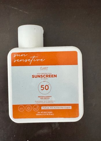 CLASY SPF 50 Yüksek Koruma Güneş Kremi - Görsel 2