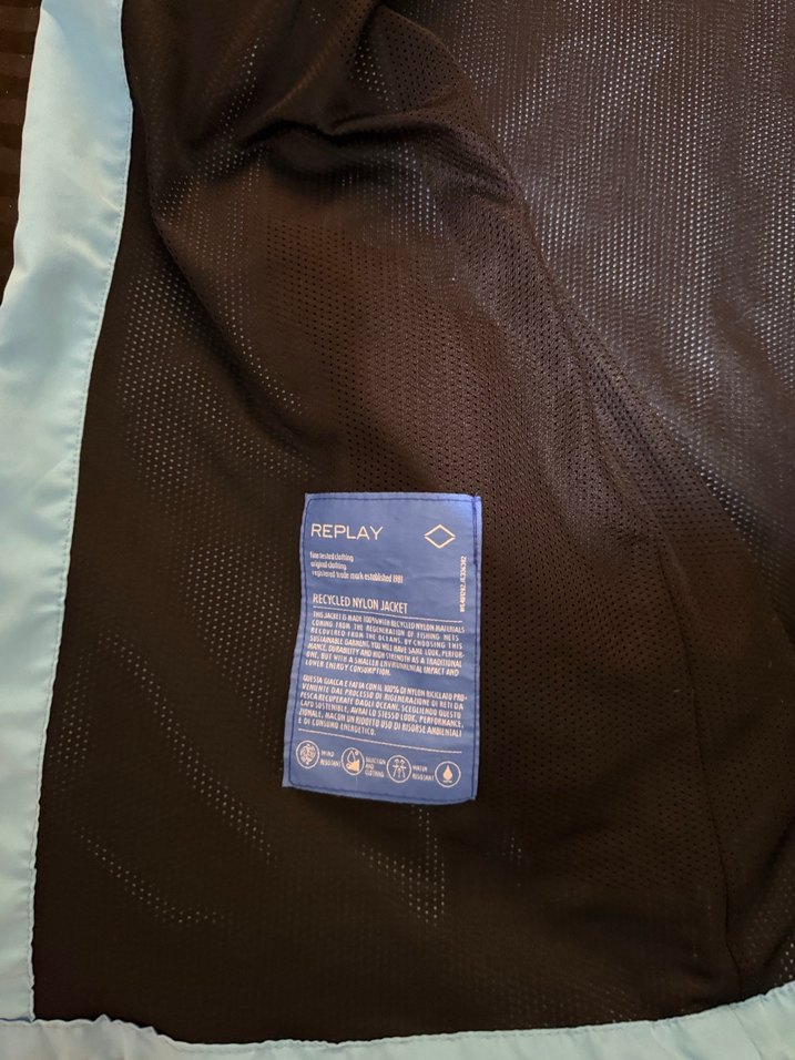 Mavi Replay Kapüşonlu Erkek Rüzgarlık - Görsel 4