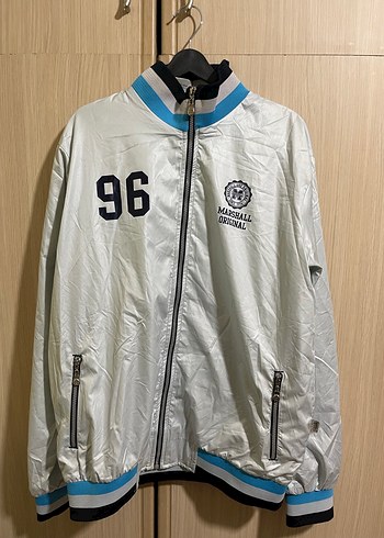 Marshall Baskılı Beyaz Uzun Kollu Erkek sweattişört - Görsel 4