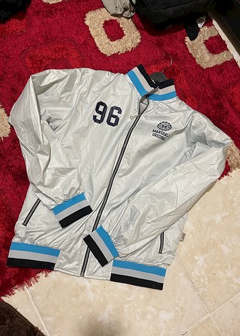 Marshall Baskılı Beyaz Uzun Kollu Erkek sweattişört - Görsel 5