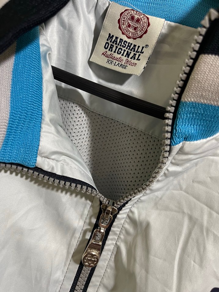 Marshall Baskılı Beyaz Uzun Kollu Erkek sweattişört - Görsel 3