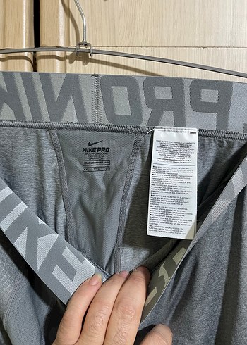 Nike Pro Gri Spor tayt unisex - Görsel 8