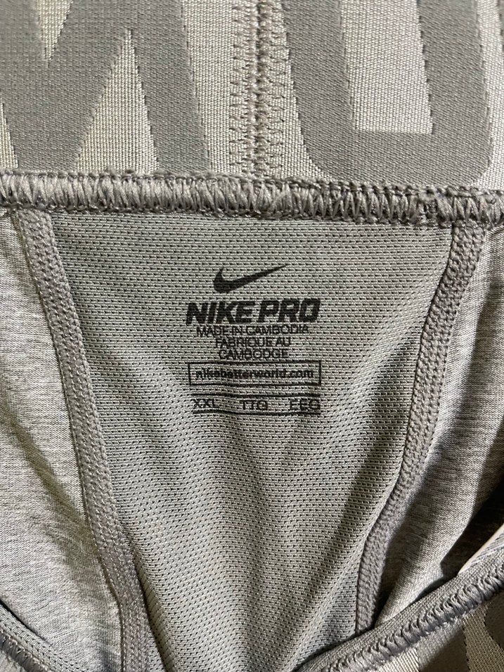 Nike Pro Gri Spor tayt unisex - Görsel 5