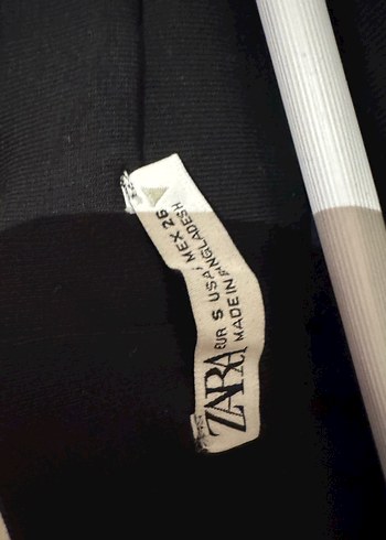 Siyah Mini Keten Kadın Crop Üst - Görsel 5