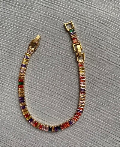 Beden çeşitli Renk Renkli gold su yolu ayarlanabilir bileklik