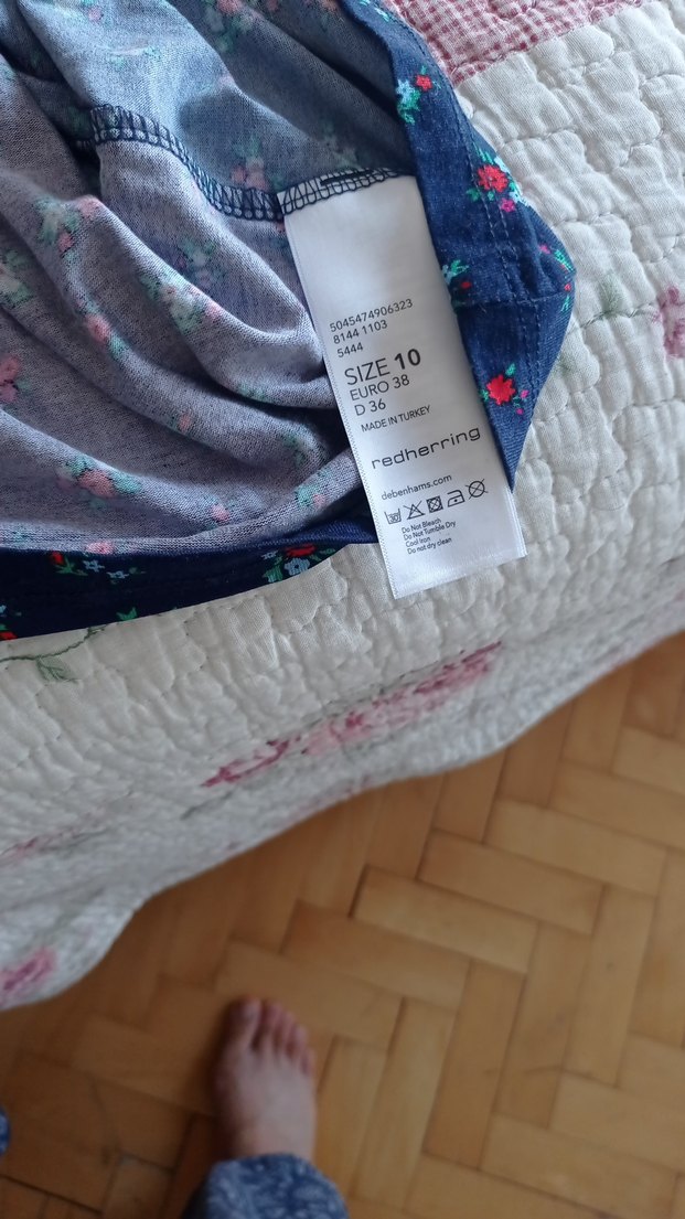 Lacivert Uzun Askılı yazlik elbise - Görsel 4