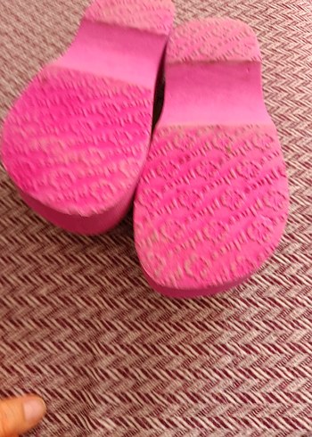 Çiçek Desenli Renkli Dolgu Topuk Terlik - Görsel 6