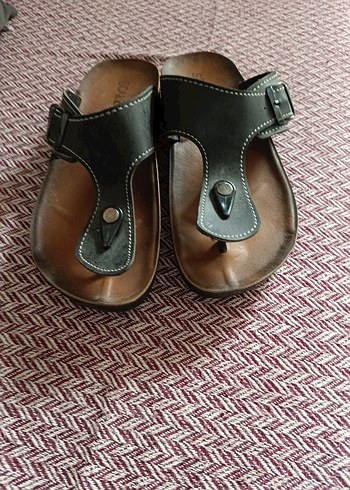 Kahverengi Kadın Dolgu Topuklu Terlik - Görsel 4