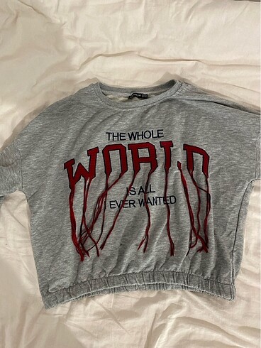 Diğer Crop Sweatshirt