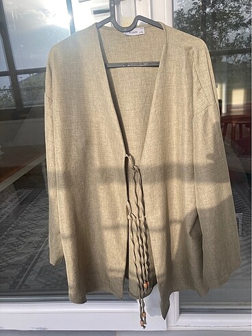 42 Beden yeşil Renk Kimono ceket
