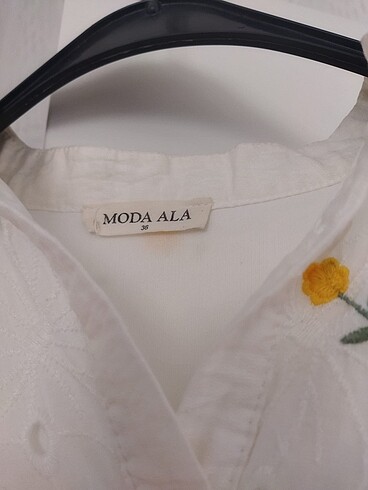 36 Beden beyaz Renk Moda ala 36 beden fisko elbise