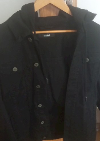 Siyah Kapüşonlu Erkek Çocuk Ceket.Mavi marka - Görsel 12