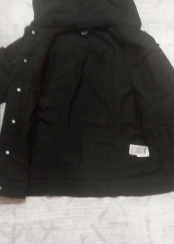 Siyah Kapüşonlu Erkek Çocuk Ceket.Mavi marka - Görsel 8