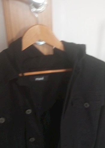 Siyah Kapüşonlu Erkek Çocuk Ceket.Mavi marka - Görsel 11