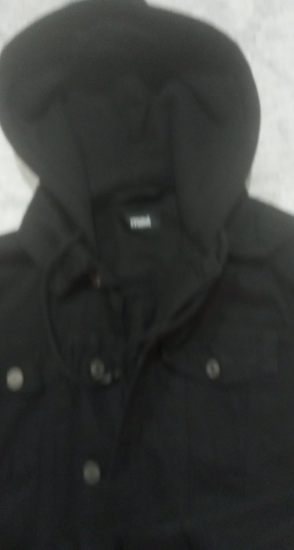 Siyah Kapüşonlu Erkek Çocuk Ceket.Mavi marka - Görsel 3