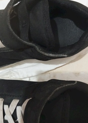 Erkek Çocuk Siyah Cırtlı Spor Ayakkabı - Görsel 7