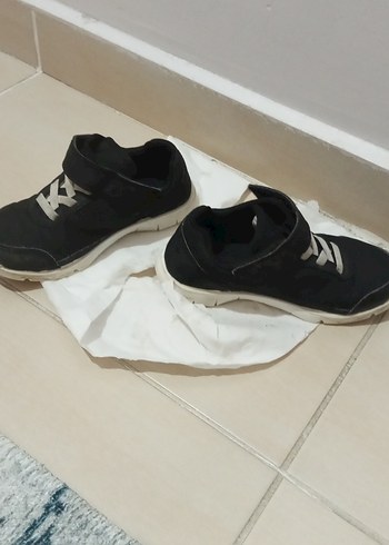 Erkek Çocuk Siyah Cırtlı Spor Ayakkabı - Görsel 11