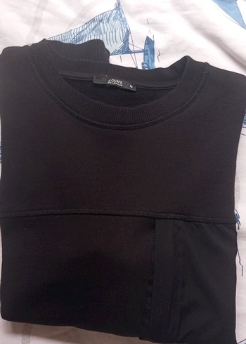 Siyah unisex Sweatshirt, Yuvarlak Yaka, Rahat Kesim.colins marka - Görsel 5